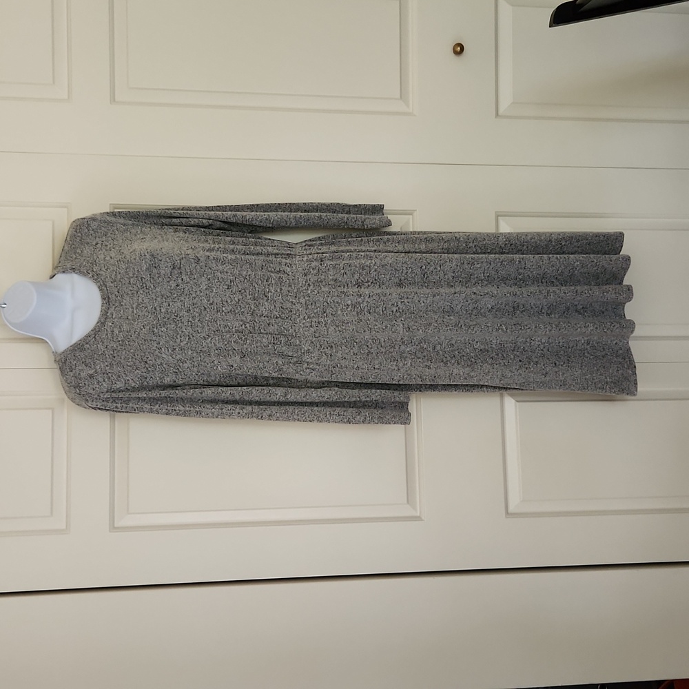 Old Navy Dress Women's L Gray Long Sleeve Sweater Dress